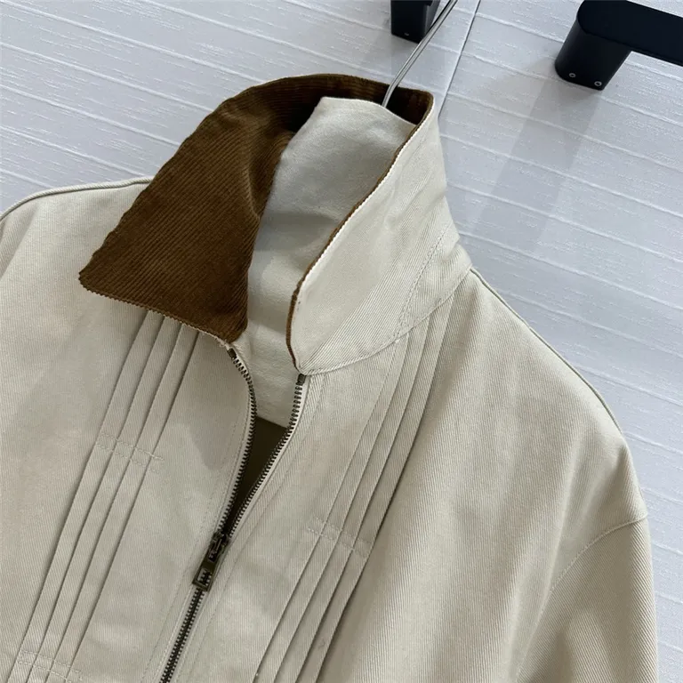 Loewe corduroy lapel barn coat